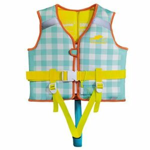 Gogokids Chaleco de natación para niños, flotante, traje de baño flotante, para niños pequeños, para natación, aprendizaje, flotabilidad, trajes de baño para niños y niñas, C, M