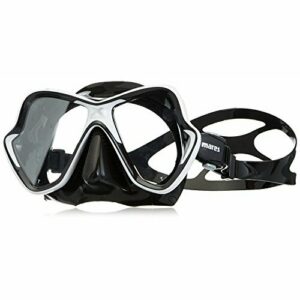 MARES X-Vision - Máscara de Buceo Unisex, Unisex, Color Negro/Blanco, tamaño Talla única