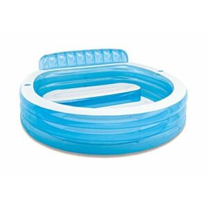 Intex 57190NP Swim Center Family Lounge Pool, Redondo, Azul, de 2 a 7 años, 229 x 218 x 79 cm