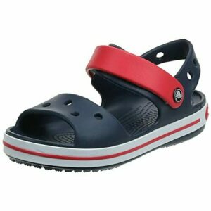 Crocs Crocband Sandal Kids, Sandalias Unisex Niños, 25/26 EU, Navy/Red