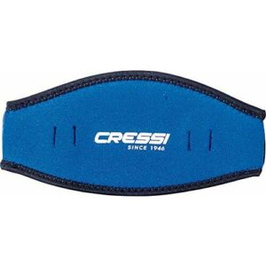 Cressi Mask Strap Cover - Correa de Neopreno para Máscara de Buceo, Azul, Talla Única, Unisex Adultos