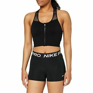 NIKE W NP 365 Short 3" Shorts, Womens, Black/(White), XS
