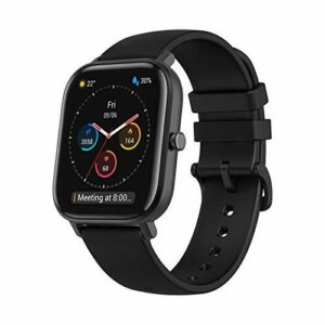 Amazfit GTS Reloj Smartwactch Deportivo |14 días Batería |GPS+Glonass |Sensor Seguimiento Biológico BioTracker™ PPG |Frecuencia Cardíaca |Natación |Bluetooth 5.0 (iOS & Android) Negro 12.6x12.4x6 cm