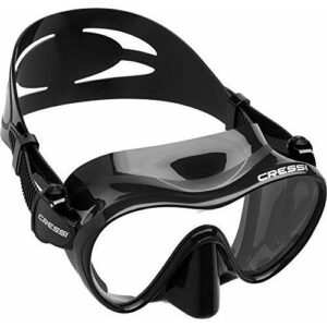 Cressi F1 Mask Máscara Monocristal Tecnología Frameless, Unisex, Negro, L