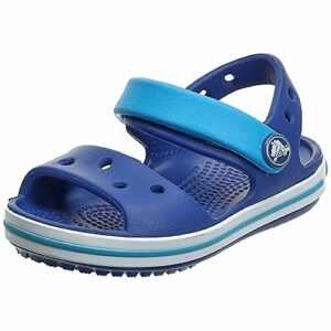 Crocs Crocband Sandal Kids, Sandalias Unisex Niños, 25/26 EU, Cerulean Blue/Ocean