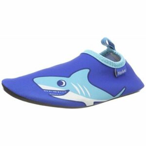 Playshoes Zapatos Descalzos, Zapatos para deportes Acuáticos Unisex niños, Tiburón, 22/23 EU