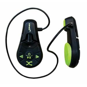 Finis DUO underwater - Reproductor MP3, color negro/ verde ácido