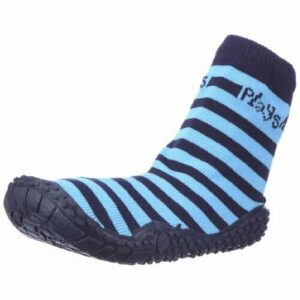 Playshoes Zapatillas de Playa con protección UV Raya, Zapatos de Agua, Unisex niños, Azul (Navy/Light Blue), 26/27 EU