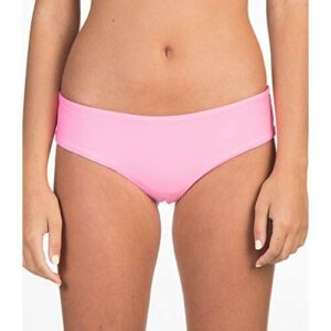 Hurley W Hipster Surf Bottom Partes de Abajo Bikini, Mujer, Pink Glow, S