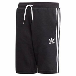 adidas Fleece Shorts (1/2), Niños, Black/White, 910A