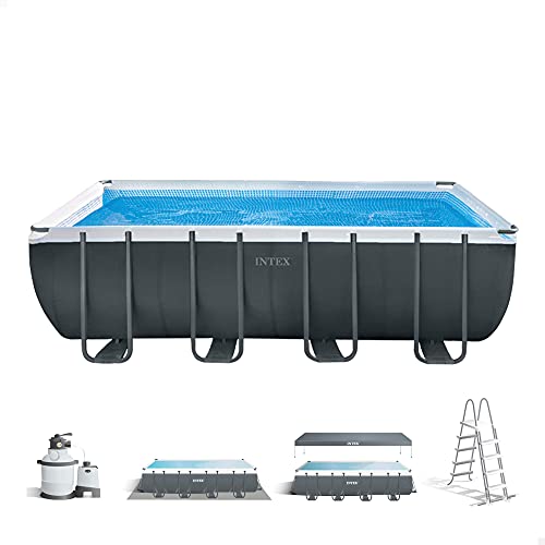 INTEX 55220 - Piscina desmontable rectangular ultra XTR frame 549x274x132 + depuradora