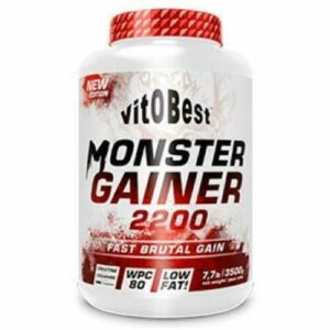 Carbohidratos MONSTER GAINER 2200 - Suplementos Alimentación y Suplementos Deportivos - Vitobest (Vainilla, 3,5 Kg)