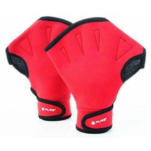 Pure2Improve P2I200240 Guantes de Natación, Unisex-Adult, Rojo, S