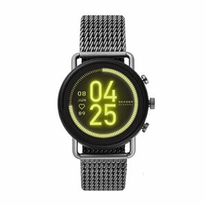 Skagen Reloj inteligente para hombre, reloj intelgente con pantalla táctil de acero inoxidable Falster 3 con altavoz, notificaciones de frecuencia cardíaca, NFC y teléfono inteliGente SKT5200