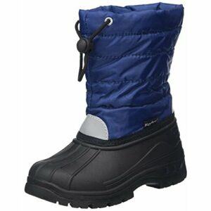 Playshoes Botines de Invierno, Raquetas De Nieve Unisex niños, Azul Marino, 24/25 EU