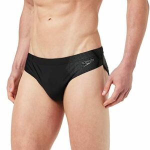 Speedo Inserto Técnico De 7 Cm Bañador Tipo Slip, Hombre, Negro/Ardesia, 6YRS