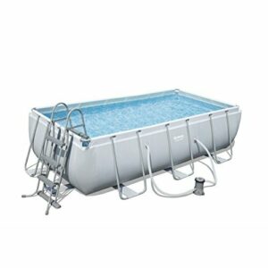 BESTWAY 56441 - Piscina Desmontable Tubular Power Steel 404x201x100 cm Depuradora de cartucho de 2.006 litros/hora