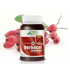 SoriaNatural - Berbecol Vit&min 14 - Complemento dietético - 30 comprimidos - Berberina y Levadura de Arroz Rojo