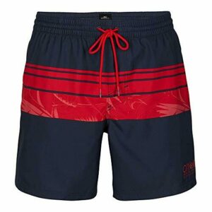 O'Neill Pm Cali Stripe Shorts, Bañador para Hombre, Multicolor (5930 Blue AOP W/ Red), S