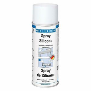 WEICON Spray de Silicona | 400 ml | Lubricante y Antiadherente | Transparente