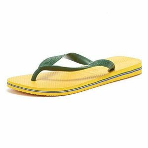 Havaianas Brasil Logo, Chanclas Unisex Adulto, Banana Yellow, 39/40 EU