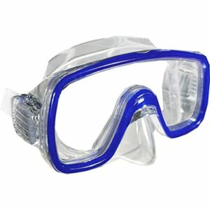 AQUAZON Gafas de Buceo Fun Impermeables para niños, Gafas de Buceo, Gafas de natación, máscara de Buceo, de 3 a 7 años, Muy Resistentes, Gran Comodidad, Color:Azul Transparente