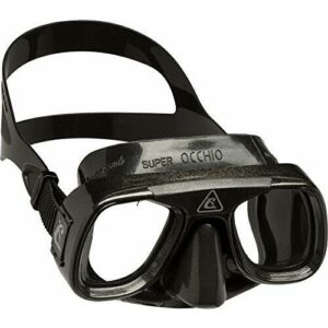 Cressi Tauchmaske Superocchio Gafas de Buceo, Unisex, Negro, Talla Única