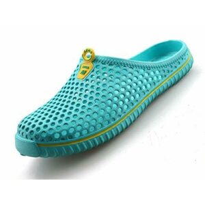 Zuecos de Verano para Mujer Hombre Antideslizante Respirable Zapatillas de Playa Azul 43