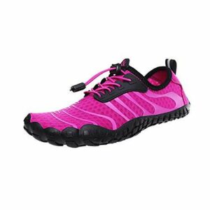 Morbuy Zapatos de Playa Secado Rápido, Hombre Mujer Agua Escarpines Buceo Snorkel Surf Piscina Playa Zapatillas Cycling Deportes Acuáticos Calzado de Natación Yoga (37 EU,Púrpura)