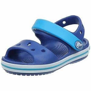 Crocs Crocband Sandal Kids, Sandalias Unisex Niños, 23/24 EU, Cerulean Blue/Ocean