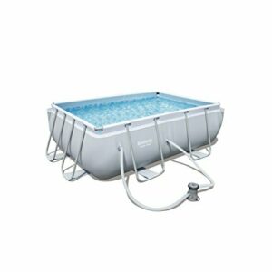 BESTWAY 8321299 Piscina Rectangular con Depuradora 282x196x84 cm.