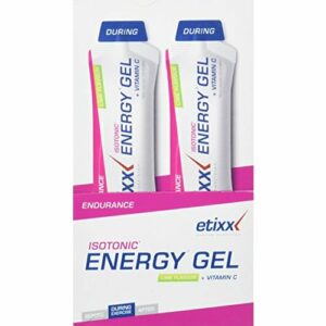 Etixx Isotonic Energy Gel, Sabor a Lima, 12 Geles