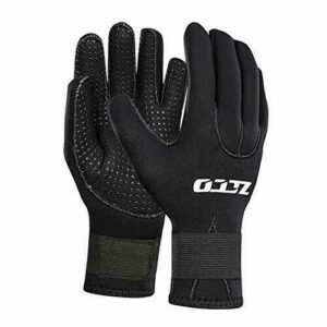 WYYHAA Guantes De Buceo De Neopreno De 5 Mm Antideslizantes para Guantes De Buceo Calientes Antideslizantes para Guantes De Traje De Neopreno con Correa Ajustable para Buceo Surfear Kayaking,M