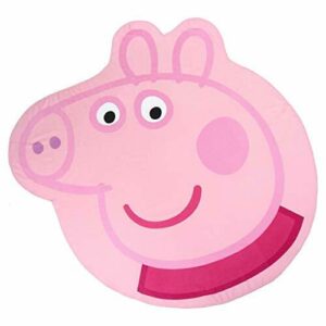 Cerdá Toalla Playa Infantil con Forma de Peppa Pig, Rosa, Diámetro 130 cm