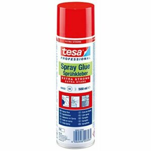 tesa TE60022-00000-02 Spray de Adhesivo Extra Fuerte, Standard, 500 Ml