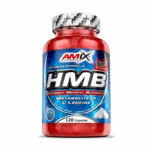 AMIX - Complemento Alimenticio - HMB - 120 Cápsulas - Calidad Farmacéutica - Incrementa la Fuerza - Previene el Catabolismo Muscular - Ideal Suplemento Alimenticio para Deportistas
