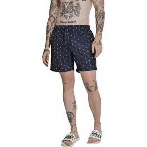 URBAN CLASSICS Bañador Hombre Bermudas Cortos, Shorts de Baño para Natación, Secado Rápido para Vacaciones, Color: flamingo, Talla: 5XL