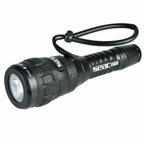 SEAC R15, Linterna de Buceo led 900 lùmenes, Recargable USB, a Plena Potencia 1 Hora y 15 Minutos