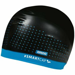 Arena Gorro de natación Unisex Smartcap Training, Mujeres, Black/Turquoise, M