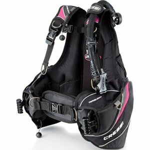 Cressi Travelight 2.0 Chaleco Hidrostático, Mujeres, Negro/Rosa, M/III