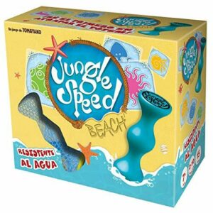 Zygomatic | Jungle Speed Beach | Juego de Mesa Divertido para Adultos y Niños | Juega en la Piscina y Playa | A Partir de 7 Años | De 2 a 10 Jugadores | 15 Minutos por Partida | Español