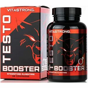 TESTOBOOSTER El Único ORIGINAL Con Ingredientes Patentados | Acción Rápida y Potente, Aumento puro de la Masa Muscular | Tribulus Terrestris, Ashwaganda, Testo booster Vitastrong