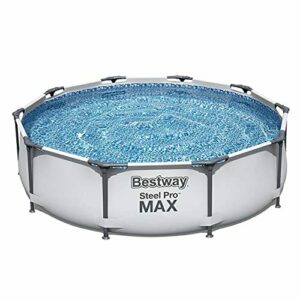 BESTWAY 56406D - Piscina Desmontable Tubular Steel Pro Max 305 x 76 cm, Multicolor