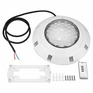 Fdit 12V 24 Luz de Piscina LED RGB Subacuática Multicolora Brillante con Control Remoto Socialme-EU