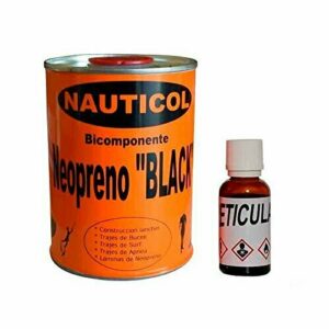 Nauticol Pegamento para reparación de Neopreno Negro (500 ml)