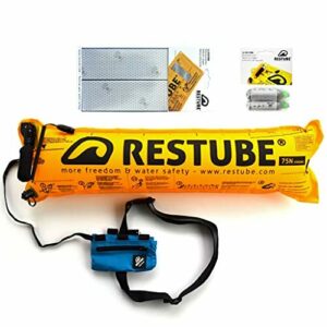 restube Extreme Starter Kit Boya Salvavidas para Usar en Condiciones Difíciles - Incluye un Dispositivo de Flotabilidad para Aguas Abiertas, Azul, Standard, RT-01301-SP