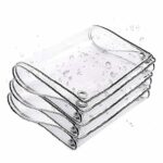 ≫ YAYADU-Storage Basket Lona Transparente De PVC, Lona De Vinilo