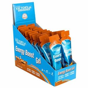 Energy Boost Gel Naranja, 42g x 24 geles, energía rápida y duradera, formato ergonómico