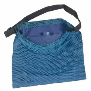 SEAC Net Bag Bolsa de Red con Correa Regulable, Unisex Adulto, Azul, 50x40cm